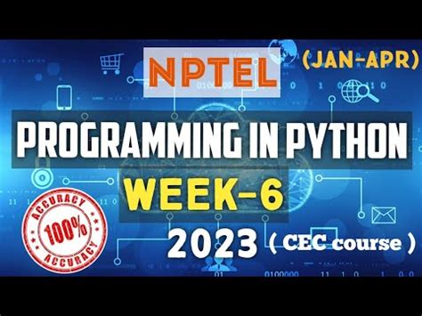 Image result for NPTEL Python Programming