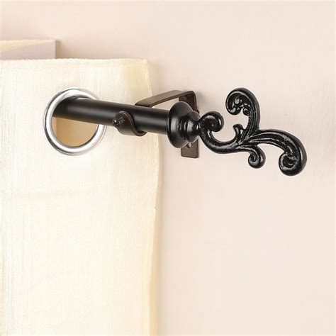 Buy The Decor Mart 84"-144" Regal Metal Finial Extendable Curtain Rod ...