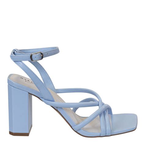 MOOD in LIGHT BLUE Heeled Sandals – Nakedfeet Shoes
