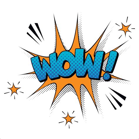 Wow sound effect illustration 13980401 Vector Art at Vecteezy