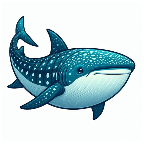 Whale Shark vector cartoon illustration | Premium AI-generated vector