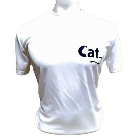 Round Neck T Shirt - White Round Neck T Shirt Manufacturer from Faridabad