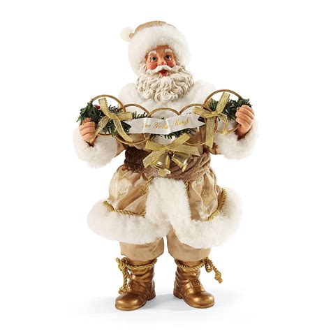 Buy Department 56 Possible Dreams Christmas Santa's Five Golden Rings ...