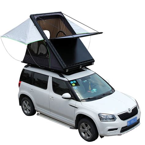 Buy Triangular Pitched Self-erecting Outdoor Car-top Tent with Skylight ...
