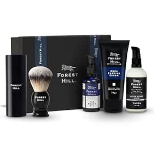 Forest Hill Luxury Shaving Kit For Men, Set of 4 Grooming Kit, Pre ...