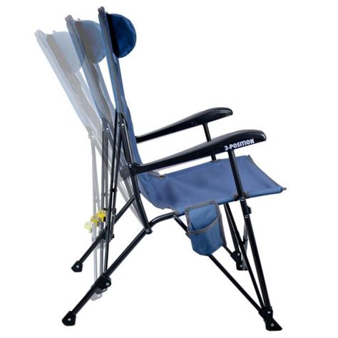 GCI Outdoor Recliner™ Üç Kademeli Katlanır Kamp Sandalyesi Mavi ...