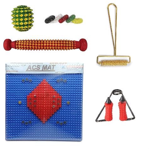 AHCS Power Mat Acupressure Foot Roller Combo Kit : Amazon.in: Health ...