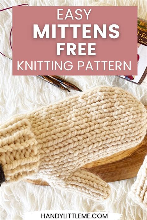 Image result for Mittens Knitting Pattern