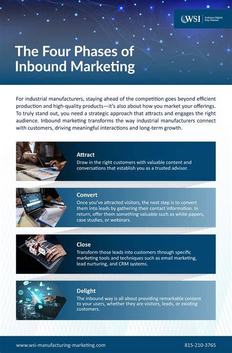 The 4 Inbound Marketing Phases- Infographic - Digital Marketing for Manufacturers