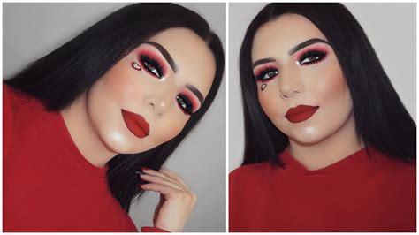Image result for Red and Black Makeup Tutorial