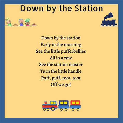 Down by the Station Printable Lyrics, Origins, and Video