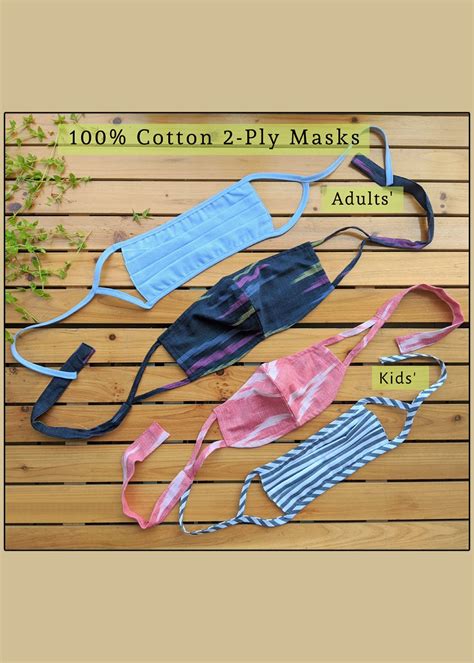 Get Set of 2 Self Tie Kids' Mask at ₹ 190 | LBB Shop