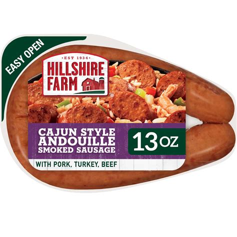 Hillshire Farm Cajun Style Andouille Smoked Sausage: Authentic Taste Of ...