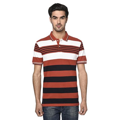 Buy Octave Men's Fit Short Sleeves T-Shirt | Polo Collar Neck | Cotton ...