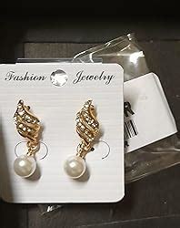 Shining Diva Fashion White Copper Pearl Gold Plated Stylish Earrings ...