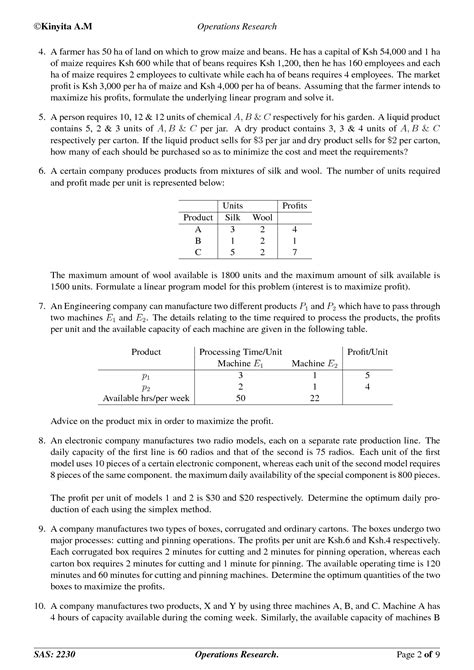 Linear Programming Examples Questions 的图像结果
