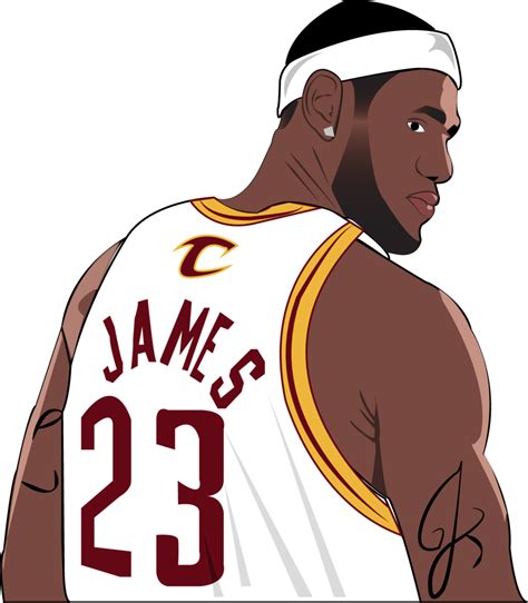Download Transparent Lebron James Heat Png - Illustration Lebron James ...