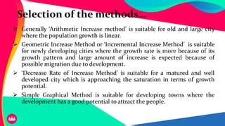 Image result for Population Forecasting Using Arithmetic Increase Method