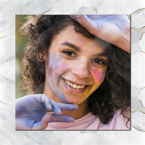 Premium Acrylic Photo – Paper Plane Design