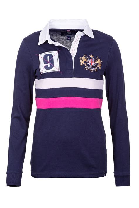 Ladies Striped Rugby Shirt UK | Womens Rugby Shirt | Rydale