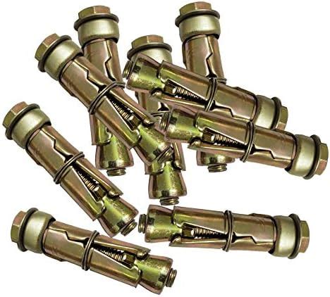 Pure Source India Anchor Fasteners,Size 6 mm, Pack of 12 PCS (Gold ...