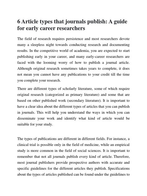 Image result for Format Types Article