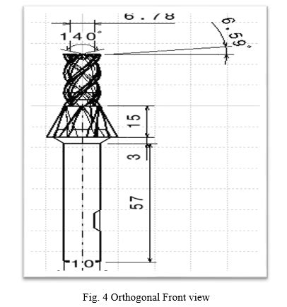 Cad Modelling of Combination Tool for End Mill and Reamer