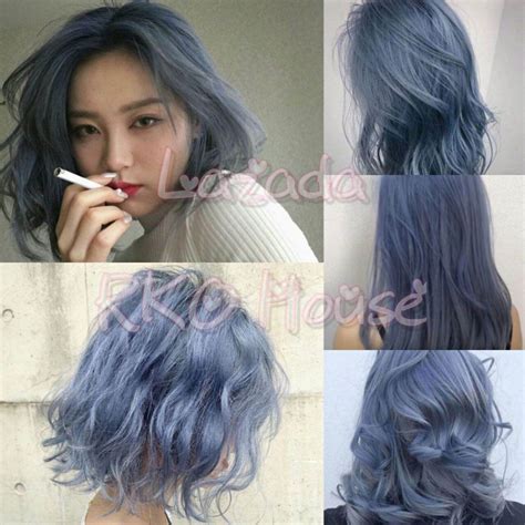 Grey Blue Hair Dye