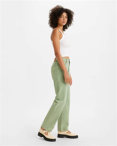 501® ‘90s Women's Colored Denim Jeans - Green | Levi's® US