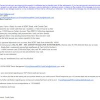 [Resolved] HDFC Bank — credit card payment miss guidance