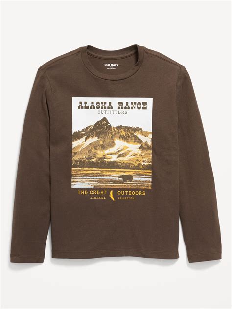 Long Sleeve Graphic Tees | Old Navy