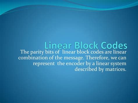 Image result for Linear Block Code MATLAB Code for Encoding Video Bits