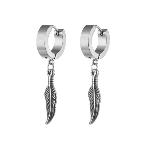 Snake Feather Drop Earrings – Dawntown