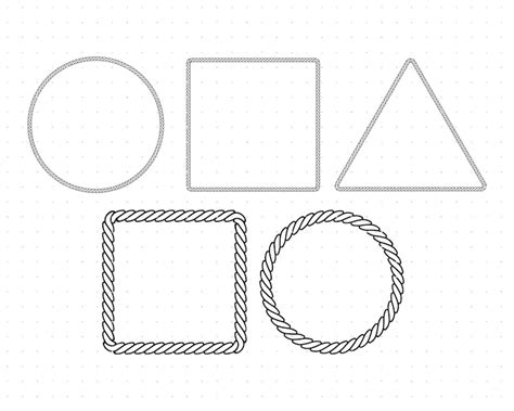 Image result for Rectangle Rope Braid Border SVG