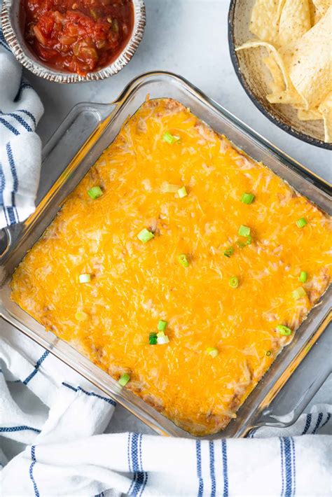 Healthy Refried Bean Dip (Vegetarian, Gluten-Free) | Lauren Fit Foodie
