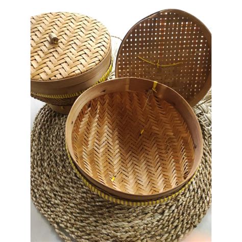 Jual Keranjang Nasi Nasi Bambu / Bakul Nasi / Bamboo Rice Bucket BB5 ...