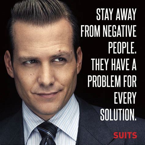 SUITS - Stay Away From Negative People - Harvey Specter Inspirational ...
