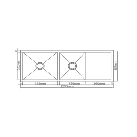Futura Stainless Steel Sink Hand Carved Series DOUBLE BOWL FS 5118 HM ...