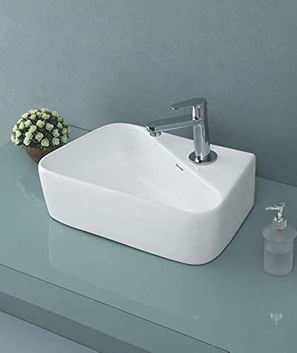 ceramic wash basin Jade 2 in 1 table top & wall hung basin hand wash ...