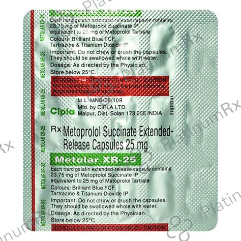 Metolar XR - Uses, Side Effects, Price, Generic | PlatinumRx