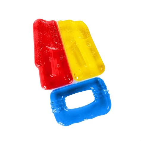 HOPOP Easy Grip Water Filled Cooling Teether For Babies