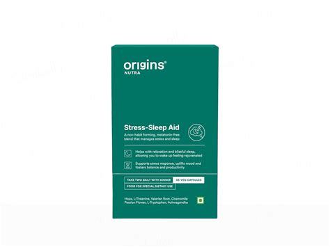 Buy Origins Nutra Stress-Sleep Aid Nutraceutical Veg Capsule Online at ...