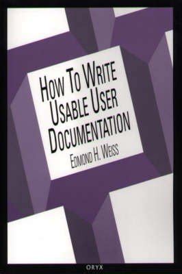 How to Write Usable User Documentation : Amazon.in: Books