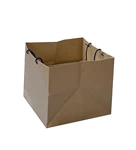 Nips Packaging Paper bags for Cake, Half KG Paper Bag Brown - 9" x 9" x ...