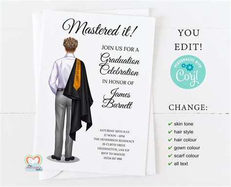 MBA Graduation Invitations 的图像结果