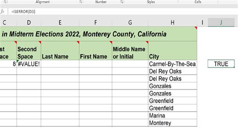 Image result for Is Error Functions in Excel