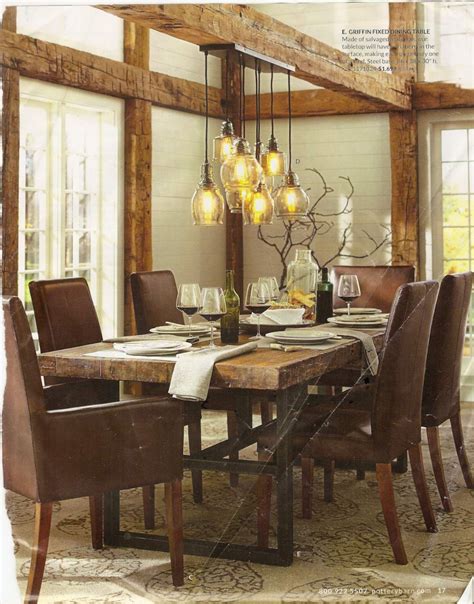 pottery barn dining room light fixtures
