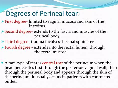 Perineal lacerations | PPTX