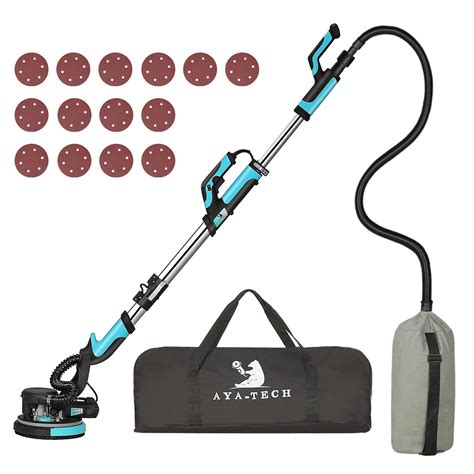 Drywall Sander, Pole Electric Drywall Sander with Vacuum, 750W 6.5A ...