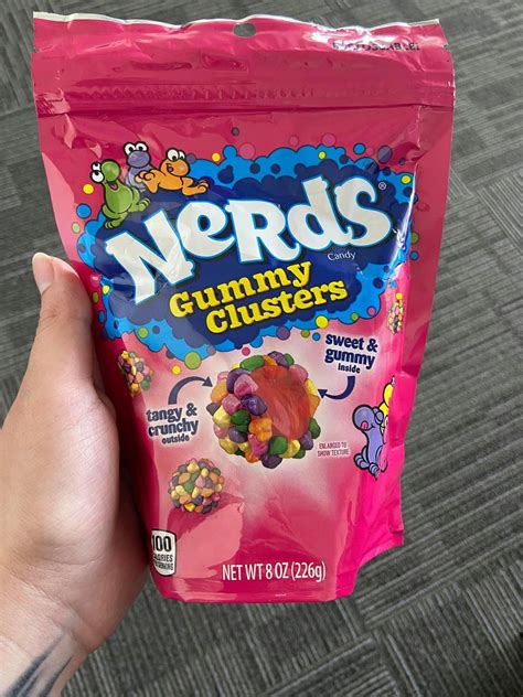 NERDS Gummy Clusters, Candy, Rainbow, Crunchy and Gummy, 8 oz - Walmart ...